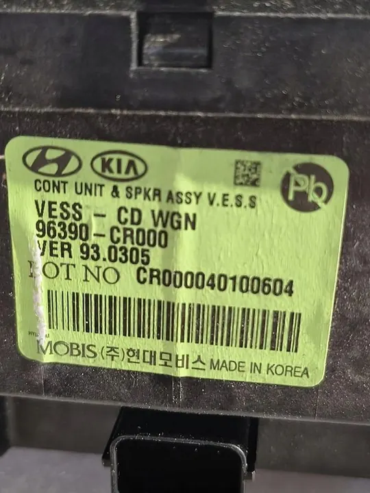 HAUT-PARLEUR STIMULATEUR KIA SPORTAGE IV 96390-CR000 image 5
