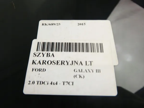 OEM SZYBA KAROSERYJNA LEWA TYLNA FORD GALAXY MK3 2015- image 6