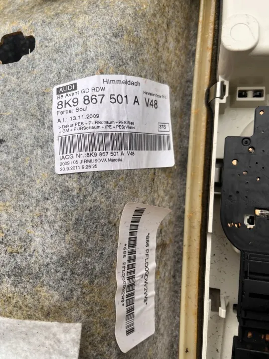 OEM 8K9867501A Panoramadak Audi A4 B8 Avant image 8