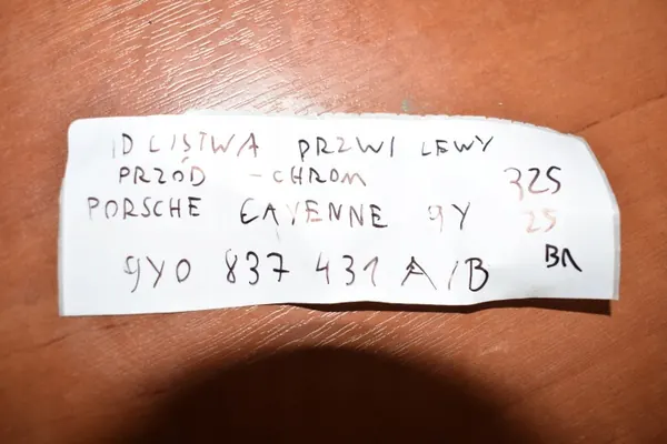 OEM 9Y0837431A/B Ovenlista Vasen Etu Porsche Cayenne image 8