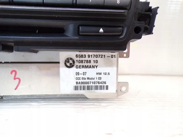 Radio Navegación BMW OEM 9170721 para E90/E91/E92/E93 image 3
