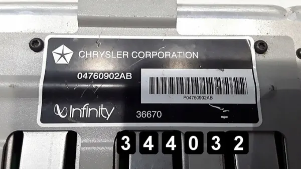 Amplificateur audio OEM AM-344032 pour Chrysler 300M image 3