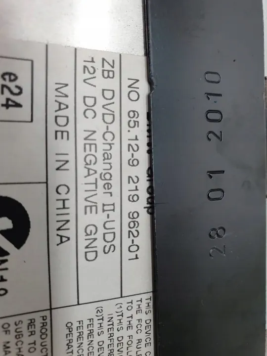 Lector de DVD OEM 7Y6UTHJURU6 para BMW Serie 7 image 3