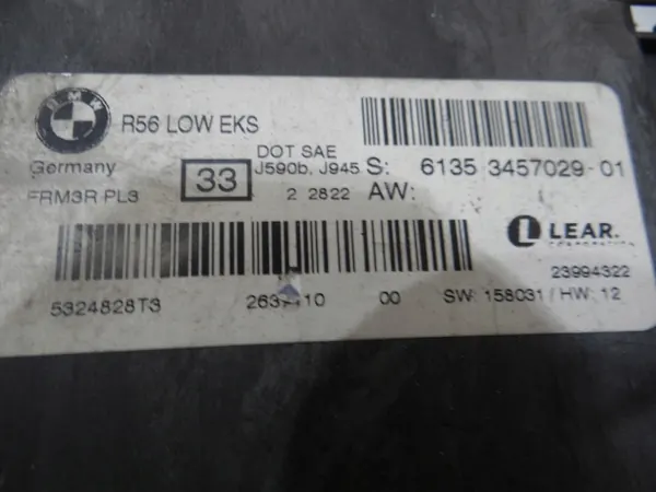 Module de contrôle des feux OEM 3457029 pour Mini Cooper image 3