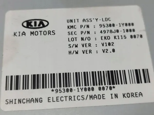 Kia Picanto servostyrmodul OEM 953001Y000 image 8