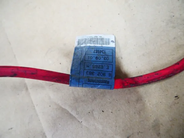 BMW E46 M57 Heizungskabel OEM 6902383 - Plusleitung image 4
