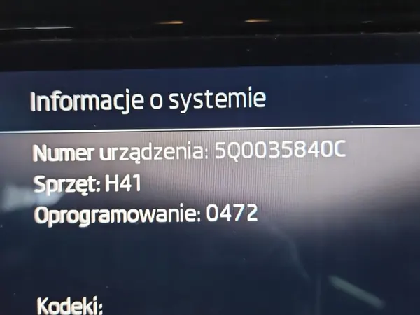 Skoda Kodiaq I tehdasradio OEM 5Q0035840C image 3