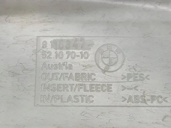 A-stolpe täck fram vänster höger OEM 9116348 9116347 image 10