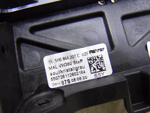 Apoio de braço central OEM 5H0864207C para VW Golf 8 image 5