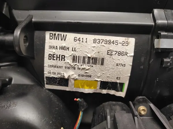 BMW 7 E65 E66 01- 3.6 Chauffage 8379945 image 6