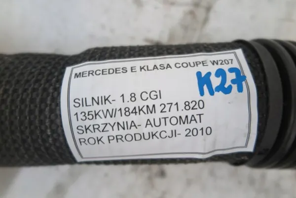 Mercedes-Benz E A207 2009 Luchtinlaatbuis image 2