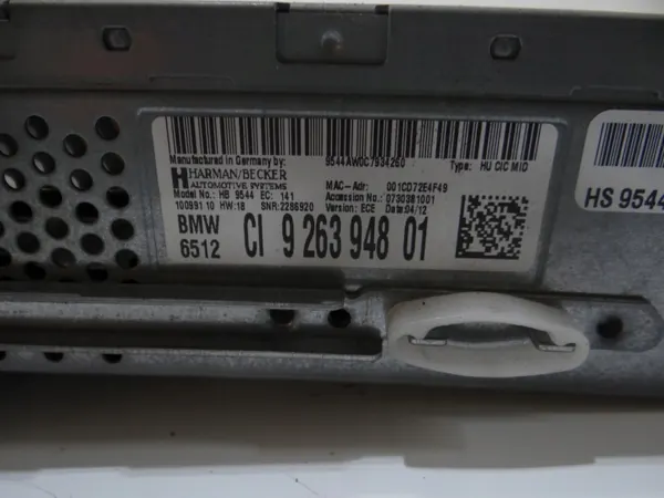 Lecteur Navigation BMW OE 9263948 pour X1 E84 image 4