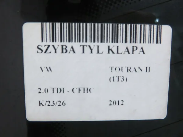 Luna trasera OEM 1T0845051H para VW Touran II image 9