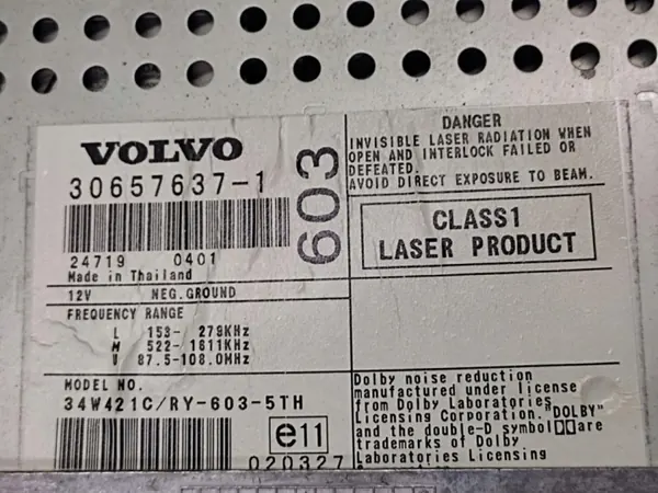 Radio Volvo S60 OEM 306576371 - Occasion image 10