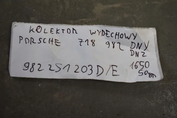 Porsche OE Pakoputken Keräin OEM 982251203D/E image 4