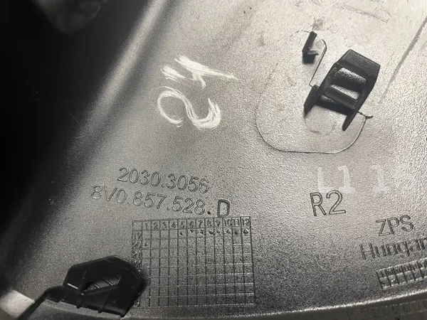 Couvercle rétroviseur gauche OEM AUDI A3 8V OBUDOWA OSŁONA image 4