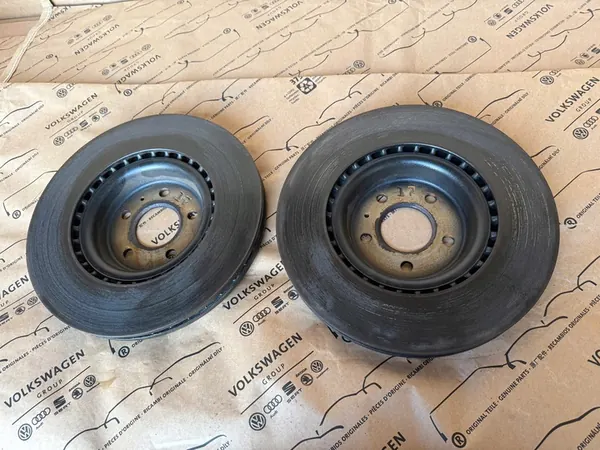 Discos de Freio Dianteiros AUDI A6 A7 C7 3.0 TDI OEM 4G0615301M image 6