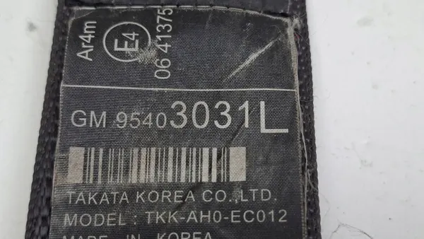 Rear Seat Belt OPEL MOKKA / MOKKA X 0641375 image 5