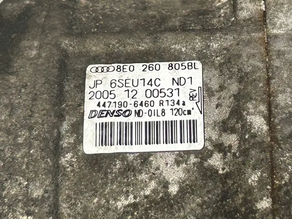 Compressor de ar condicionado AUDI A4 B7 A6 C6 2.7 3.0 TDI image 2