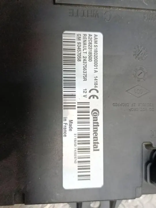 Module Confort OEM 243756375R pour Renault Trafic III image 2