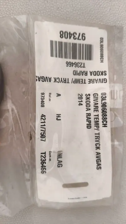 Sensor de temperatura dos gases VW Audi Seat Skoda TDI image 3