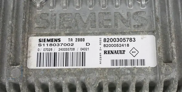 RENAULT CLIO Motorstyrning 1.4 16V OEM 8200326741 image 5