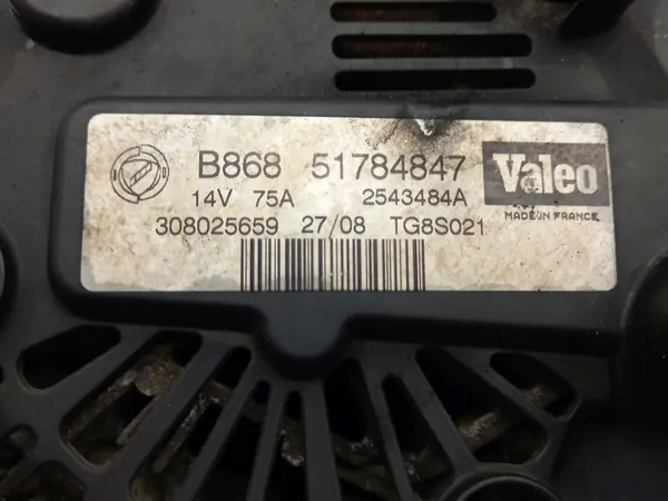 FIORINO DOBLO 1.3 CDTI Vaihtovirtageneraattori 75A 51784847 image 5