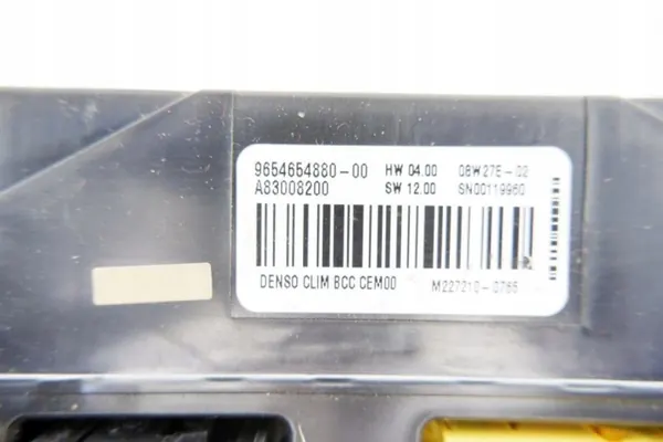 Module de ventilation CITROEN C4 Grand Picasso OEM 9654654880-00 image 4