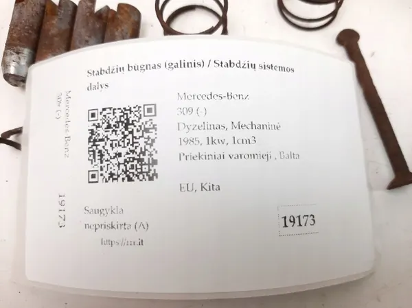 OEM MAM19173 Bakre trumbroms för Mercedes-Benz 309 image 3