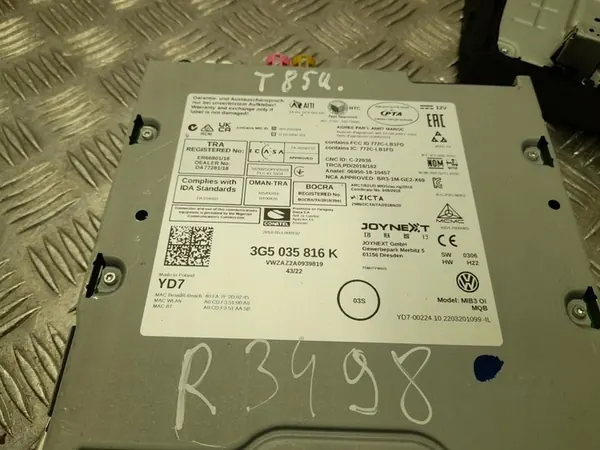 Radio mit CD-Player Volkswagen PASSAT Variant 2022 image 6