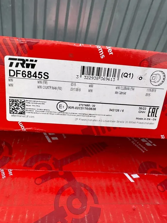 Disco de Freio TRW DF6845S image 2