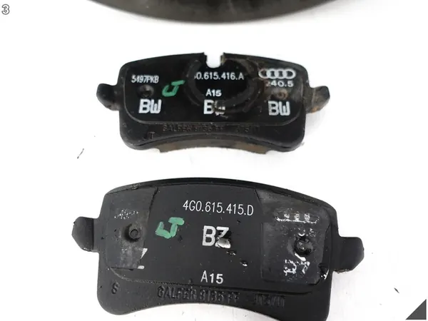 Discos de Freio Traseiros AUDI A8 S8 A7 A6 356MM + Pastilhas image 4