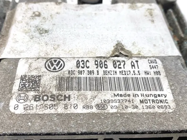 VW Scirocco III Steuergerät 03C906027AT 1.4 160PS 08-17 OEM image 4