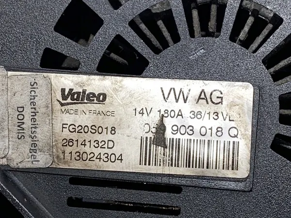 ALTERNATOR AUDI A7 4G 3.0 313HV image 4