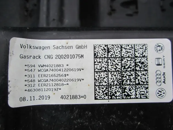 CNG-tanklocksfäste OEM 2Q0201870B Seat Ibiza V image 10