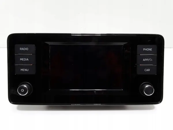 Ecrã Rádio Skoda Scala OEM 654035871A - Usado image 2