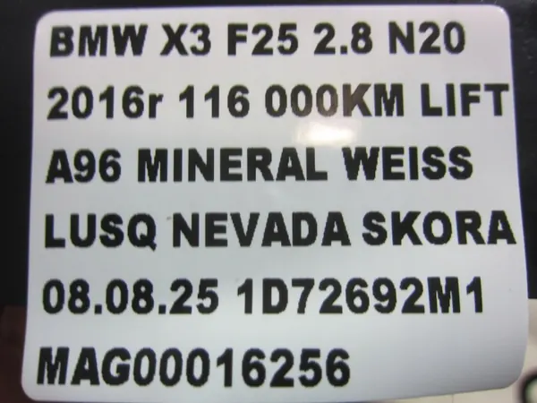 BMW X3 F25 Top HiFi Luidspreker OEM 65139213760 Rechts Achter image 10