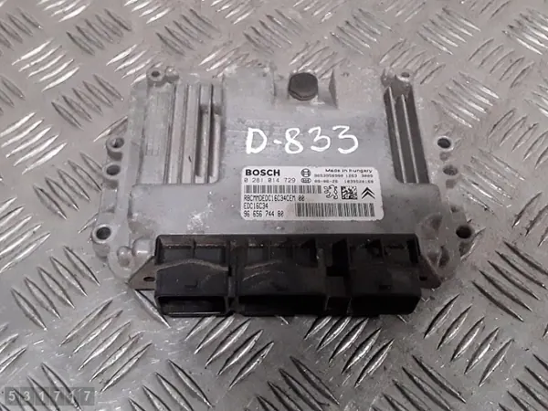 2009 Citroen C4 Picasso ECU 1600HDI 9665674480 image 2