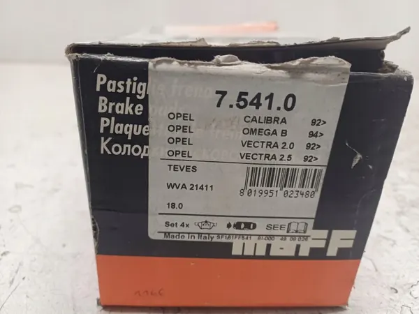 Opel WVA21411 Bremsbeläge Vorderachse - OEM image 6