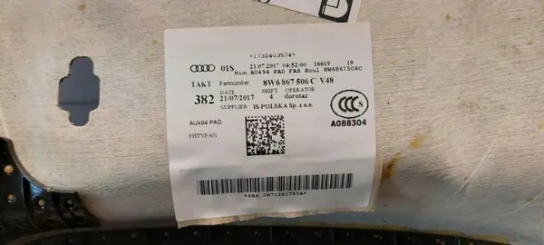 Audi A5 Binnenbekleding OEM 8W6867506C - Gebruikt image 10