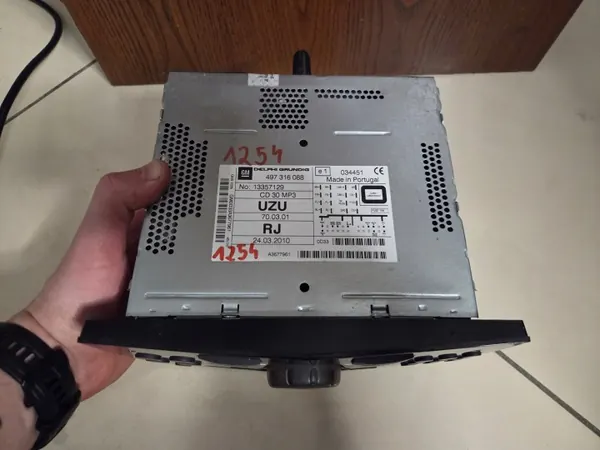 Rádio CD MP3 Opel Corsa D OEM 13357129 - Desbloqueado image 3