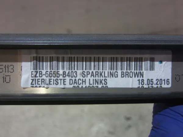 Carril de techo izquierdo BMW F34 OEM 51137338835 - Marrón brillante image 6