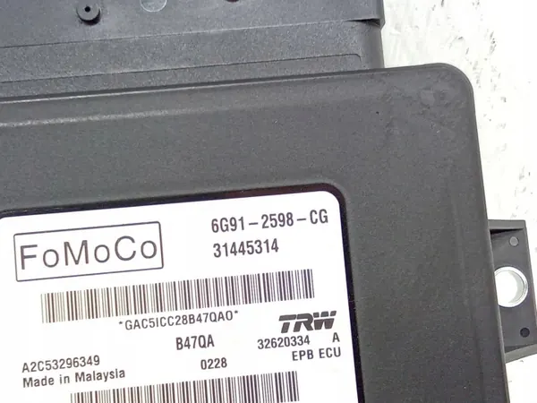 Module de frein à main Volvo XC60 2015 OEM 31445314 image 3