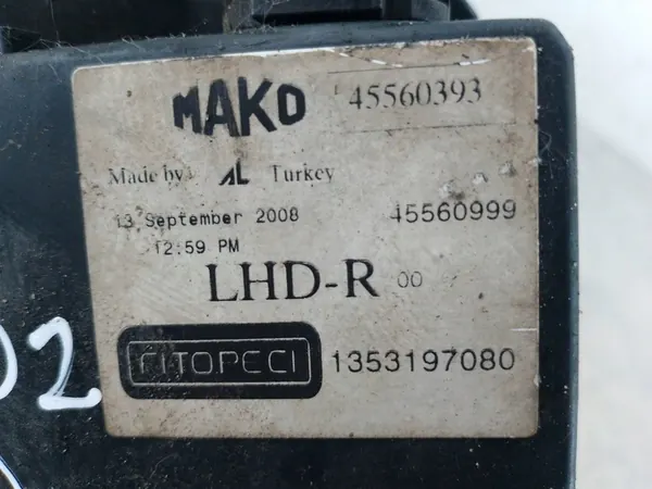 Oikea Etuvalaisin Citroen Nemo 1353197080 image 2