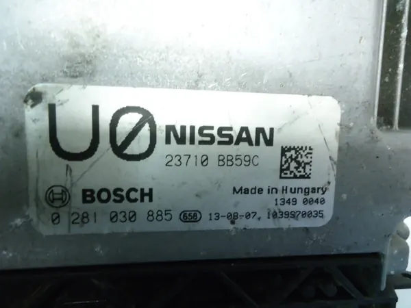 ECU Motor Nissan Qashqai J10 1.6 DCI 23710 BB59 image 3