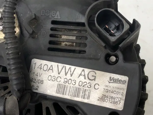 ALTERNATOR SEAT LEON II 1.4 125KM 03C903023C image 3