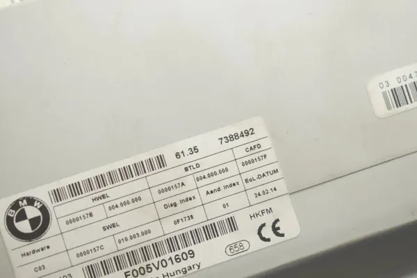 Interruptor de porta-malas OEM 9275119 para BMW X5 F15 image 5
