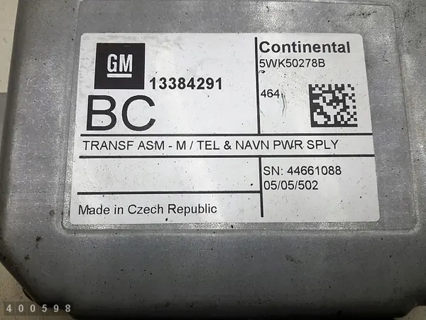 ECU Opel Astra 2015 13384291 image 4