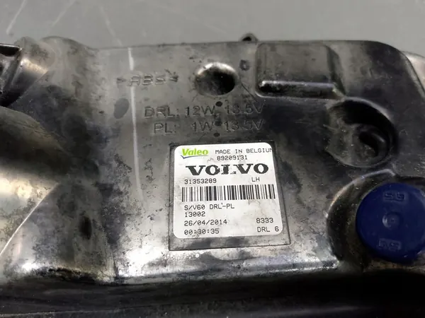 VOLVO S60 V60 LIFT 2013- REFLETOR LED ESQUERDO 31353289 image 6