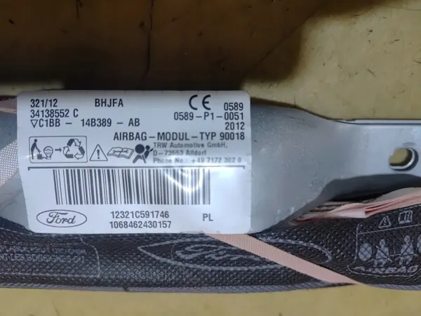 Ford Fiesta MK7 Rechte Hebevorhang OEM C1BB-14B389-AB image 5